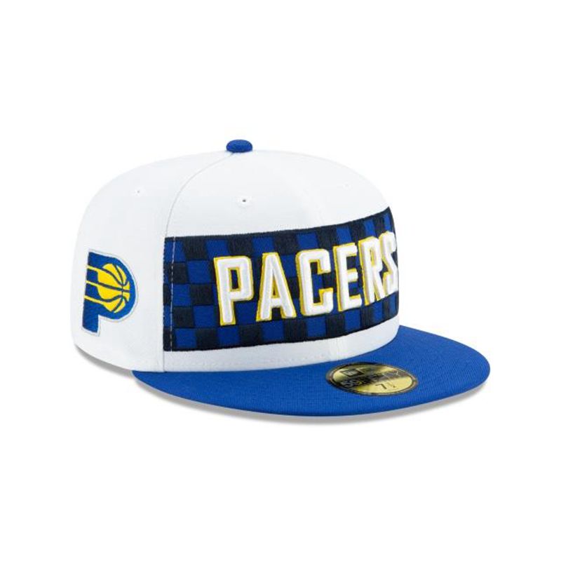 NBA Indiana Pacers 2019 Authentics City Series 59Fifty Fitted (POD2497) - White New Era Caps